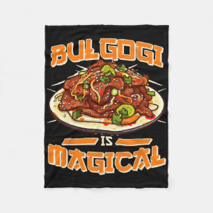 Bulgogi is een magische grappige Koreaanse voedsel Fleece Deken