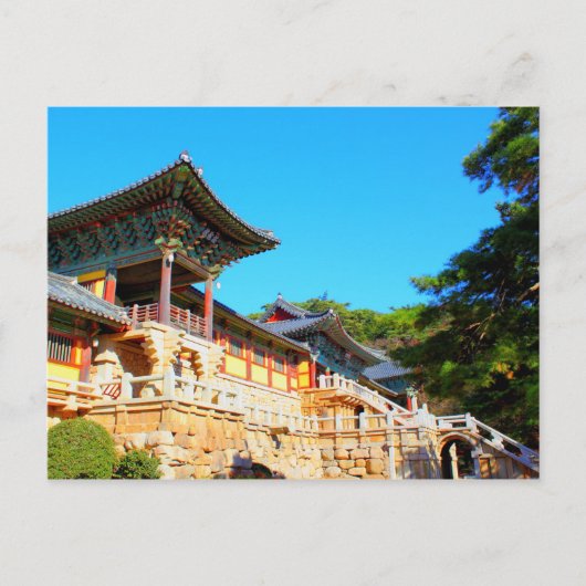 bulguksa tempel briefkaart (Voorkant)