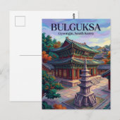 Bulguksa-tempel Zuid-Korea Briefkaart (Voorkant / Achterkant)