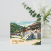 Bulguksa Tempel Zuid-Korea Briefkaart (Staand voorkant)
