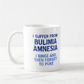 Bulimia Amnesie Grappige Mok (Links)