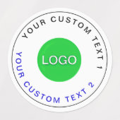 Bulk 30 waterdichte Stickers | Moderne zakelijke L (Design 2)