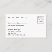 Bulk Afspraak Visitekaartje Combinatie Afsprakenkaartje (Voorkant)