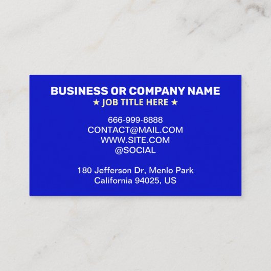 Bulk Afspraakkaarten (Blauw en Wit Herinneringen) Afsprakenkaartje (Achterkant)