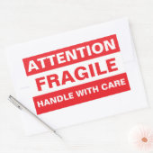 Bulk Attention Fragile Stickers (Handle with Care) (Envelop)