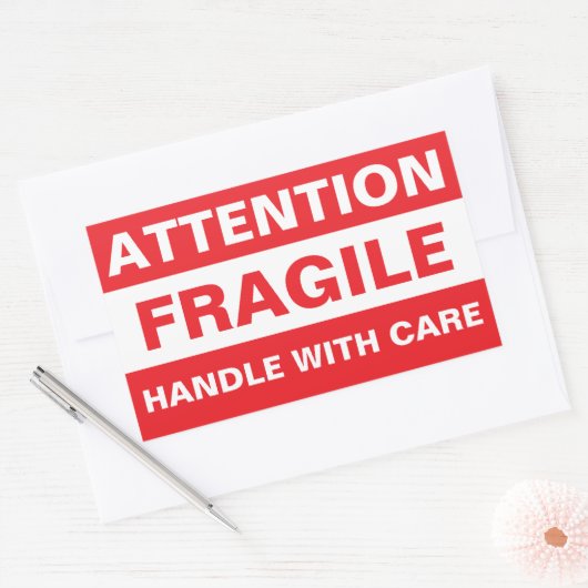 Bulk Attention Fragile Stickers (Handle with Care) (Envelop)