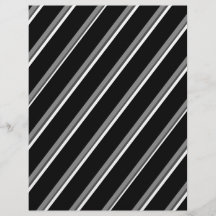 Bulk B&W diagonale streep scrapboekpagina's