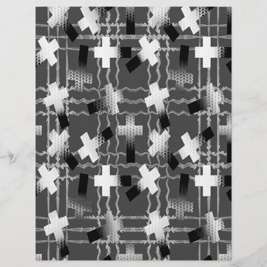 Bulk B&W Gezaaid in het Geloof Scrapbook Pagina's Flyer (Voorkant)