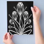 Bulk B&W Tulip Owlsprey H&S Scrapbook Pages Flyer (Hand)