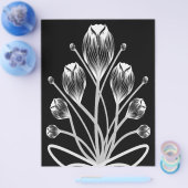 Bulk B&W Tulip Owlsprey H&S Scrapbook Pages Flyer (Enkel)