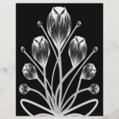 Bulk B&W Tulp Owlsprey H&S Schrapboek Pagina's Flyer (Achterkant)