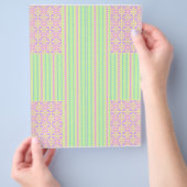 Bulk - Easter Pastel Cross Scrapbook Paper Flyer (Hand)