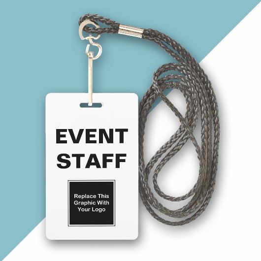 Bulk Evenement Personeels ID Tweezijdig Ontwerp Badge