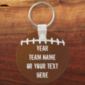 Bulk Football Sleutelhangers PERSONALIZED VOOR Uw  (Achterkant)