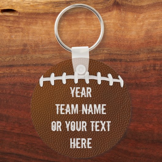 Bulk Football Sleutelhangers PERSONALIZED VOOR Uw  (Voorkant)