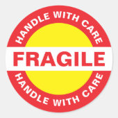 Bulk Fragile Stickers (Handle with Care) (Voorkant)
