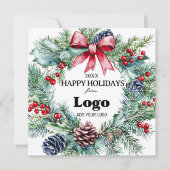 Bulk Happy Holidays Kaarten Voor Klanten (Voorkant)