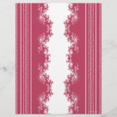 Bulk Kerst Fractal Pepermunt Scrapbook Papier Flyer (Achterkant)