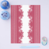 Bulk Kerst Fractal Pepermunt Scrapbook Papier Flyer (Enkel)