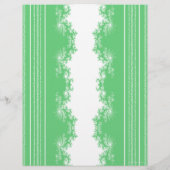 Bulk Kerst Fractal Wintergroen Scrapbook Papier Flyer (Achterkant)