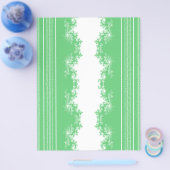 Bulk Kerst Fractal Wintergroen Scrapbook Papier Flyer (Enkel)