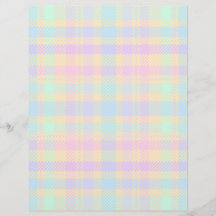Bulk - Pasen Pastel Schotse geruite scrapbookpapie