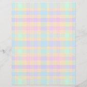 Bulk - Pasen Pastel Schotse geruite scrapbookpapie Flyer (Achterkant)