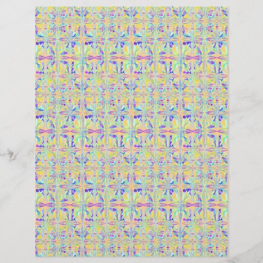 Bulk - Pasen Pastels Abstract Scrapbook Papier Flyer (Voorkant)