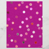 Bulk - Pink Twisty Polka Dot Spiral Scrap Paper Flyer (Achterkant)