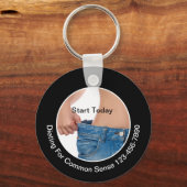 Bulk Promotionele Dieet Gewichtsverlies Thema Sleutelhanger (Voorkant)