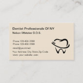 Bulk tandarts Afspraak Eenvoudige Visitekaartjes (Voorkant)