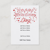 Bulk Valentijn op Visitekaartjes - SRF (Achterkant)