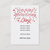 Bulk Valentijn op Visitekaartjes - SRF (Achterkant)