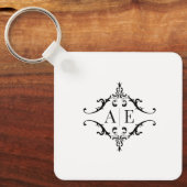 Bulk Wedding Favoriet - Custom Monogram Sleutelhanger (Voorkant)
