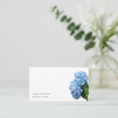 Bulkblauw Floral Weddenschap Escort Table Number K Plaatskaartje (Staand voorkant)