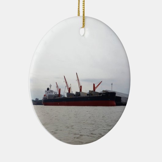 Bulkcarrier Viola Keramisch Ornament (Rechts)