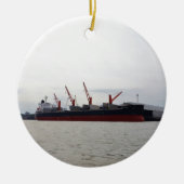 Bulkcarrier Viola Keramisch Ornament (Voorkant)