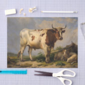 Bull, 1847, ingediend door Eugene Joseph Verboeckh Tissuepapier (Craft)