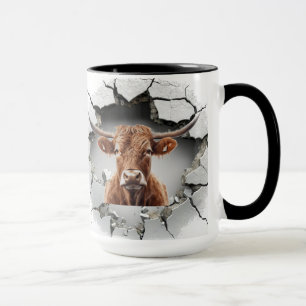 Bull achtergrond mok