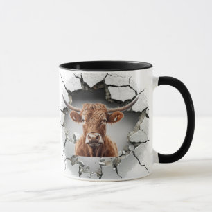 Bull achtergrond mok