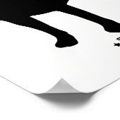 Bull afdrukken poster (Hoek)