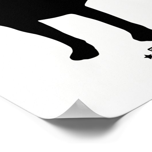 Bull afdrukken poster (Hoek)