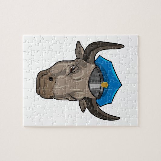 Bull als politieagent legpuzzel (Horizontaal)