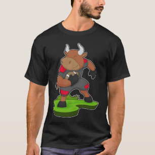 Bull American Football Sport T-shirt
