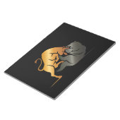 Bull and Bear Stock Market Trading Custom Notitieblok (Schuin)