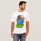 Bull Angler Fish Fishing T-shirt (Voorkant volledig)