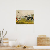 'Bull Baiting', geb. door Thomas McLean, 1820, (pr Poster (Keuken)