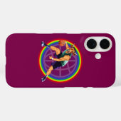 Bull basketbalspeler in actie Case-Mate iPhone case (Achterkant (horizontaal))