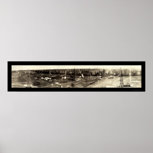 Bull Bayou Oil LA Photo 1919 Poster (Voorkant)