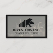 Bull-Beer | effectenmakelaar | Financiële grafiek Visitekaartje